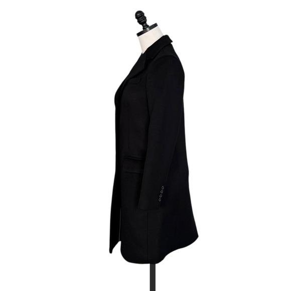 J Crew Nello Gori Wool Peacoat in Black | PETITE 2 - Picture 3 of 10